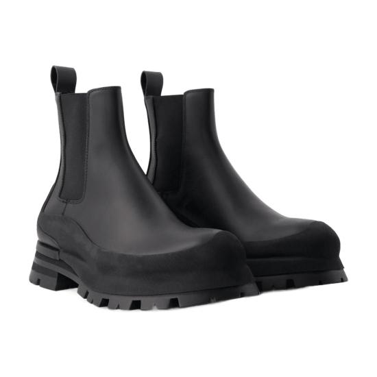  알렉산더 맥퀸 부츠 CONFIG AMQS21029 BLACK - ALEXANDER MCQUEEN