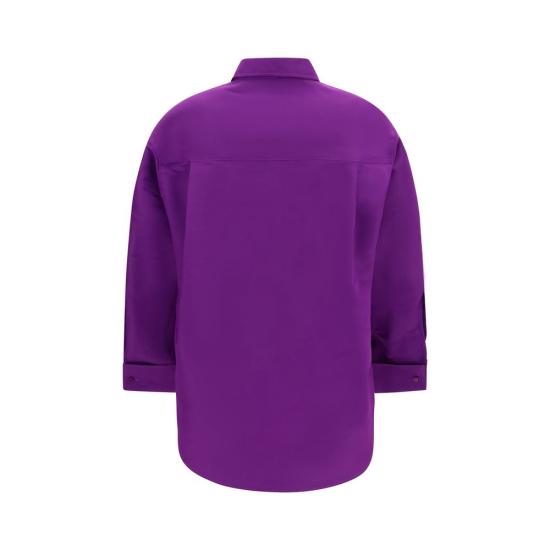 26FW 발렌시아가 블라우스 BA872318TUP195210BB PURPLE - BALENCIAGA