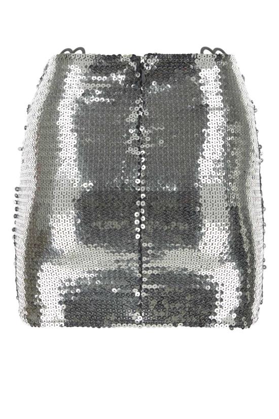  넨시 도자카 숏 스커트 NDSS23SKT022 MSIL SILVER - NENSI DOJAKA