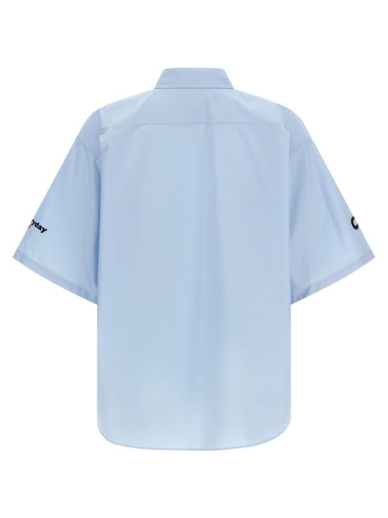 25FW 발렌시아가 반팔 셔츠 BA316846BM LIGHT BLUE - BALENCIAGA