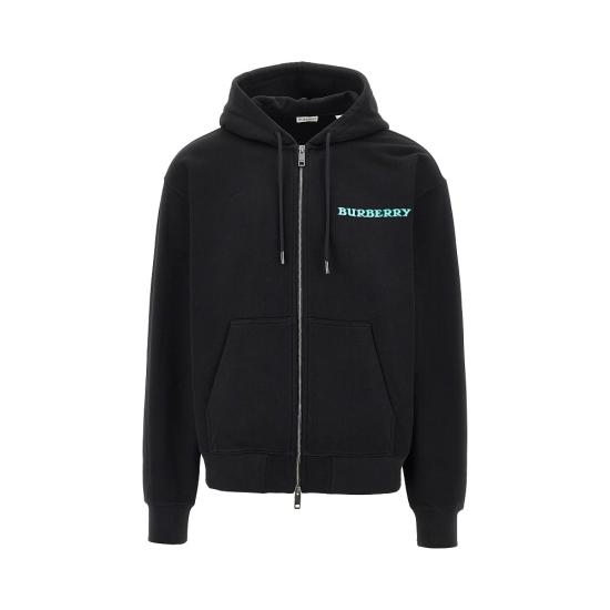 26FW 버버리 후드 티셔츠 8130258 Black