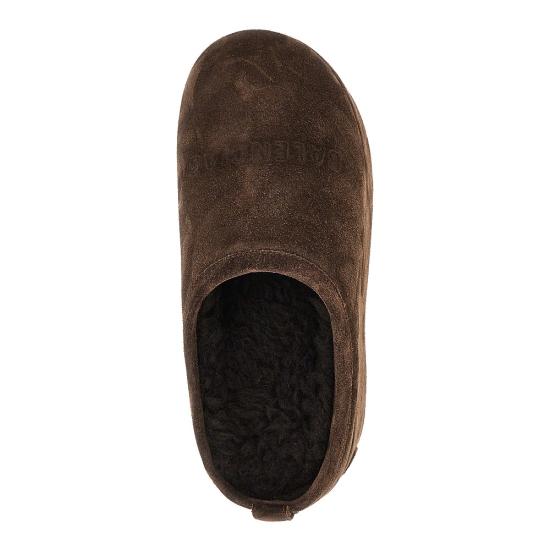 26FW 발렌시아가 알래스카 소프트 플랫폼 뮬 825258WBFC1 Brown - BALENCIAGA