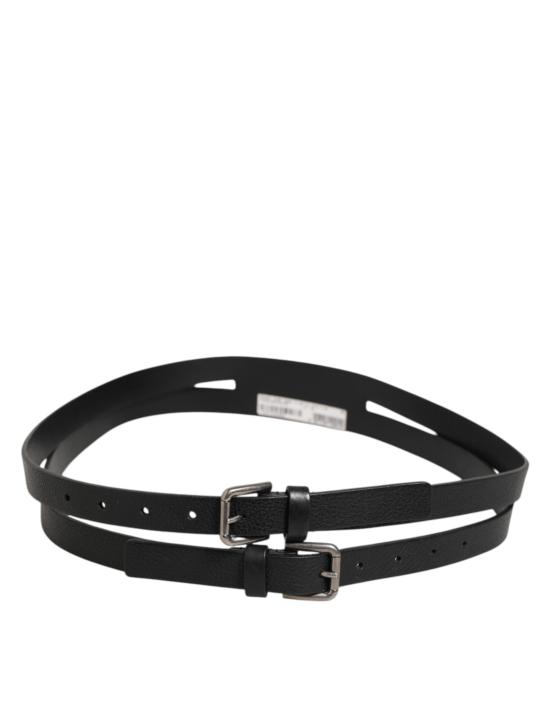  돌체앤가바나 가죽 벨트 BEL9602 BLACK - DOLCE & GABBANA