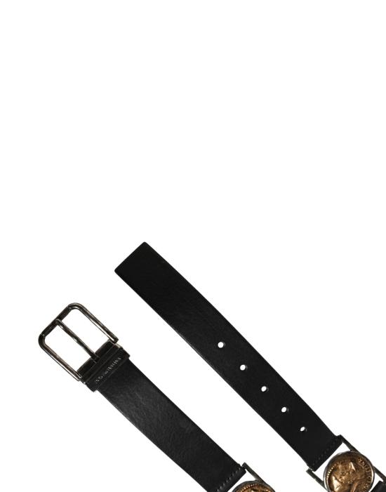  돌체앤가바나 가죽 벨트 BEL9534 BLACK - DOLCE & GABBANA