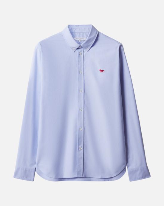 26FW 메종키츠네 긴팔 셔츠 QM00425WC5062 0434 Pure blue