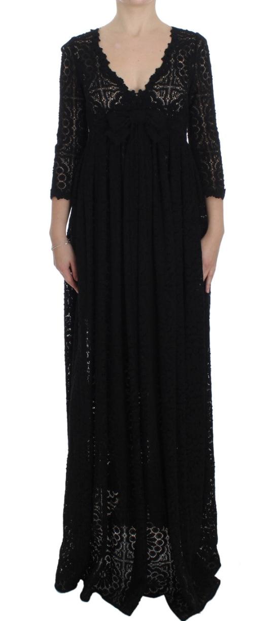  돌체앤가바나 롱 원피스 NOC10128 BLACK