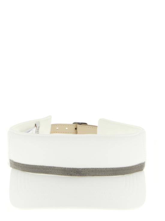 26SS 브루넬로 쿠치넬리 썬캡 BR329742BM WHITE