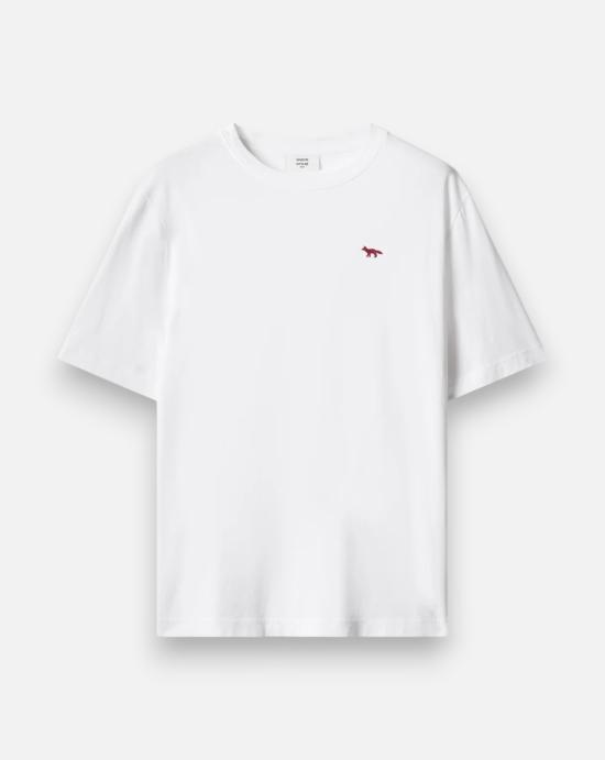 26FW 메종키츠네 반팔 티셔츠 MRMJT00KJ7026 P100 White