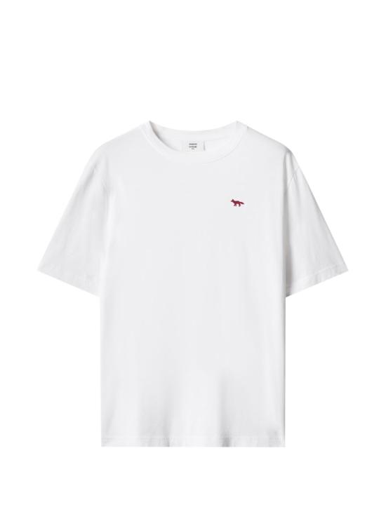 26FW 메종키츠네 반팔 티셔츠 MRMJT00KJ7026 P100 White