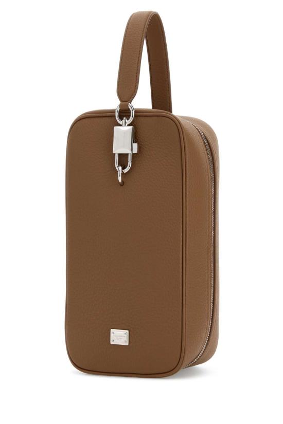 26SS 돌체앤가바나 Lock calfskin 핸드백 BM2449A0370 8Z093 BROWN - DOLCE & GABBANA