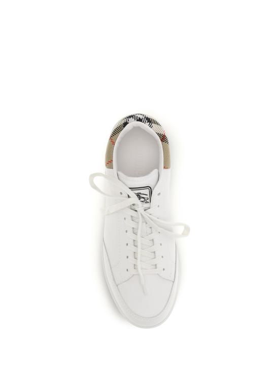  버버리 레더 세트 스니커즈 8118850 A1464 WHITE - BURBERRY