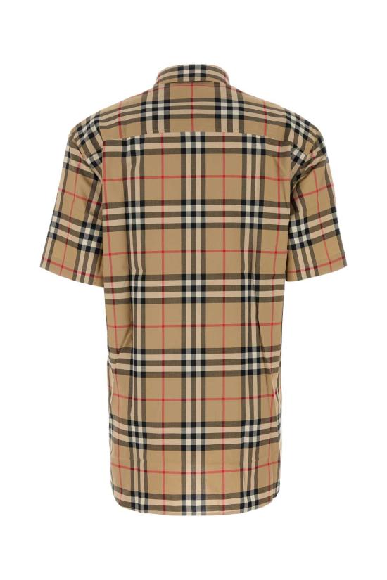 26SS 버버리 체크 코튼 셔츠 8079587 A7028 BEIGE - BURBERRY