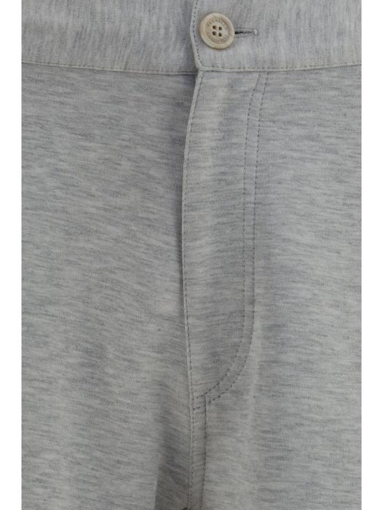 26SS 브루넬로 쿠치넬리 숏팬츠 MM8313222G C1250 GRAY - BRUNELLO CUCINELLI