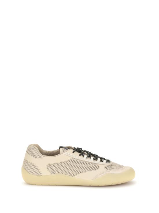  프라다 스피드락 레더 앤 메쉬 패브릭 스니커즈 2EE468FG0003ZM0 F0F24 BEIGE
