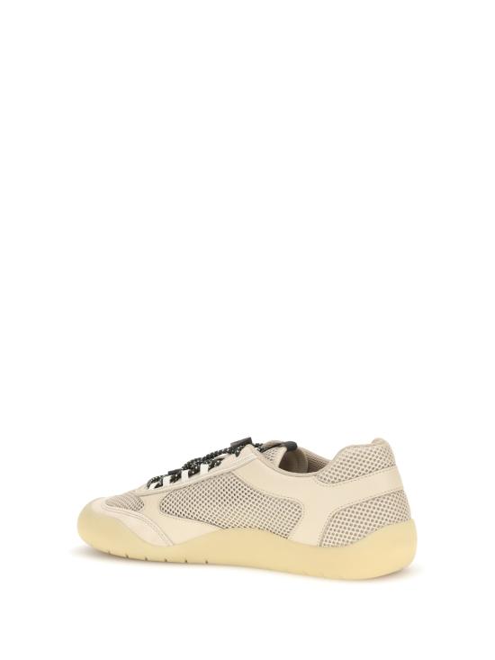  프라다 스피드락 레더 앤 메쉬 패브릭 스니커즈 2EE468FG0003ZM0 F0F24 BEIGE - PRADA