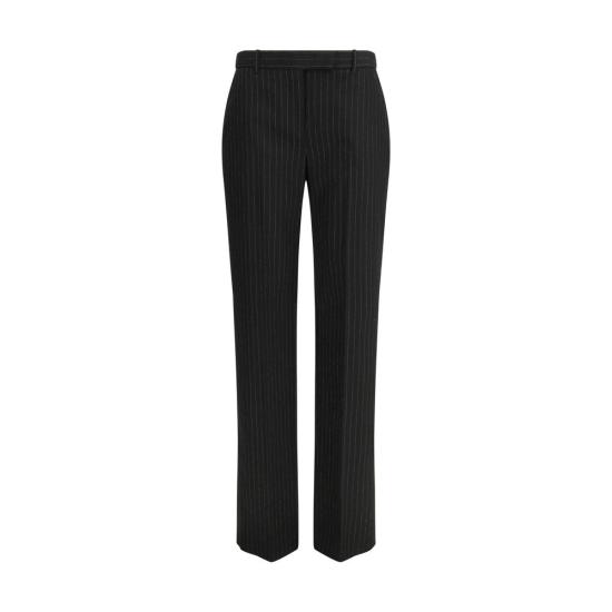 26SS 알렉산더 맥퀸 스트레이트 팬츠 AL858326QJAFX1389BB BLACK