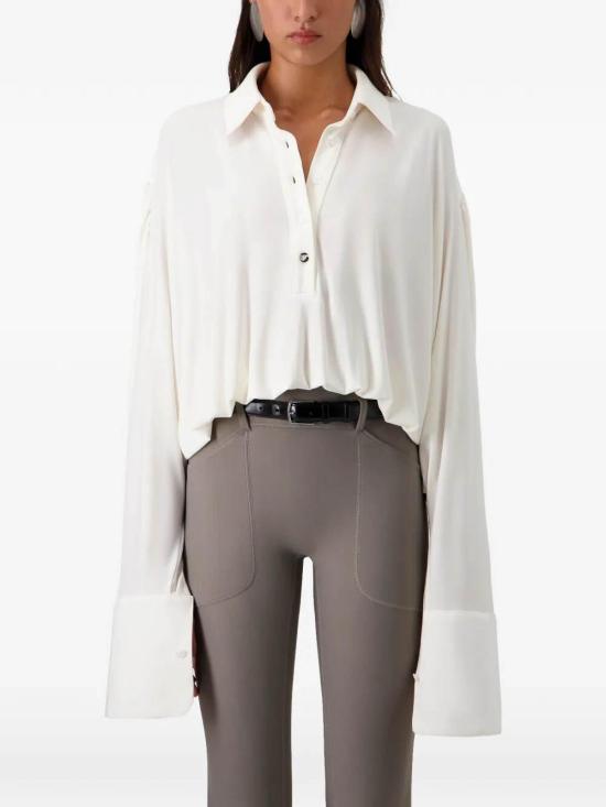 25FW 코페르니 바디수트 티셔츠 COPT129F5022DRAPED White - COPERNI