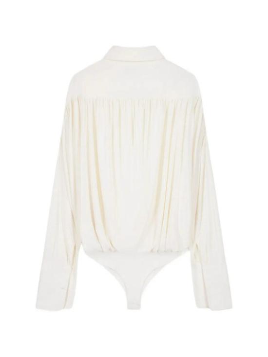 25FW 코페르니 바디수트 티셔츠 COPT129F5022DRAPED White - COPERNI