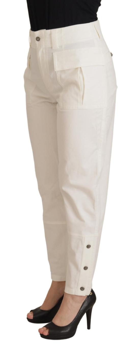  돌체앤가바나 스트레이트 팬츠 PAN73104 WHITE - DOLCE & GABBANA