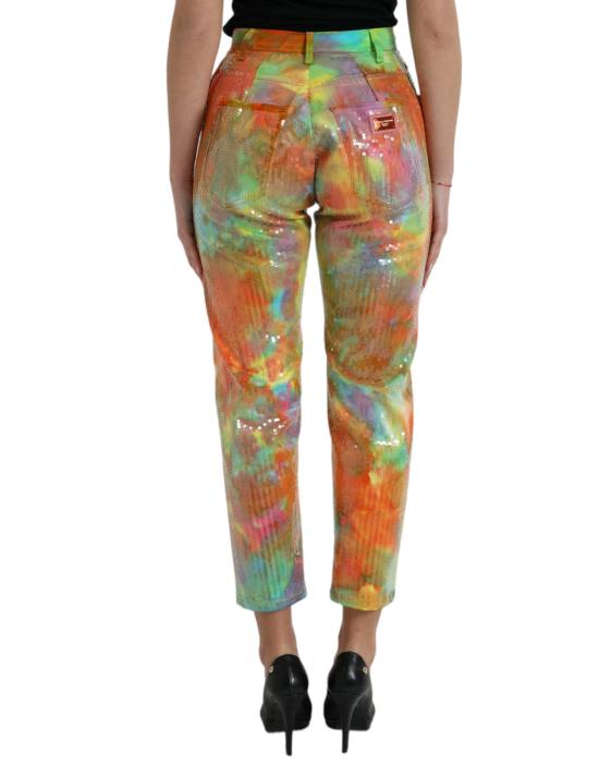  돌체앤가바나 스트레이트 팬츠 PAN75121 MULTICOLOR - DOLCE & GABBANA