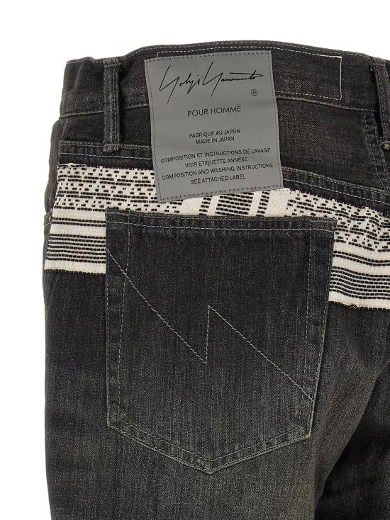 26SS 요지 야마모토 데님 팬츠 YO331528BM BLACK - YOHJI YAMAMOTO