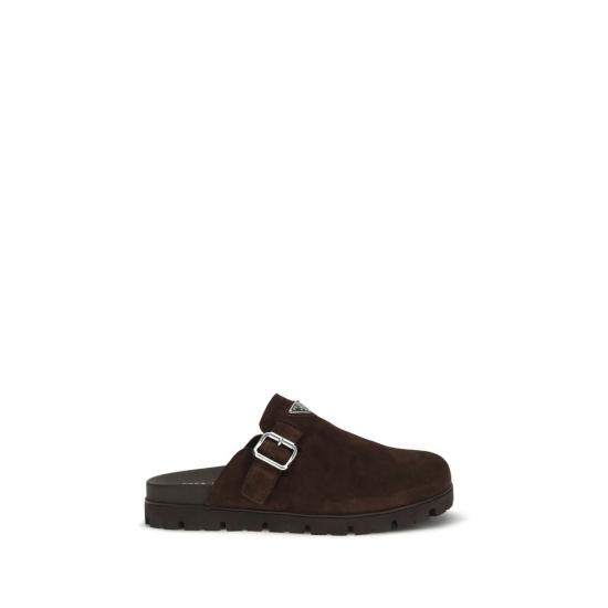 26FW 프라다 뮬/슬리퍼 PR2S3003FG000054F0003BB BROWN