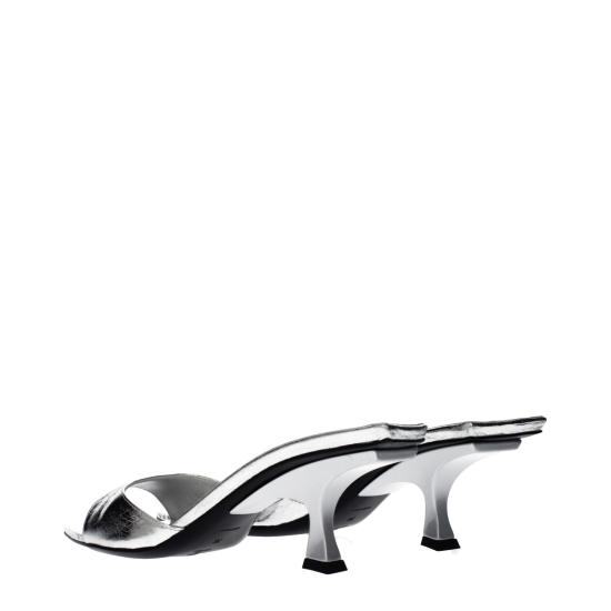  디 아티코 뮬/슬리퍼 TH15409328947465BT SILVER - THE ATTICO