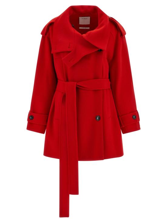 25FW 스포트막스 코트 SP324275BM RED