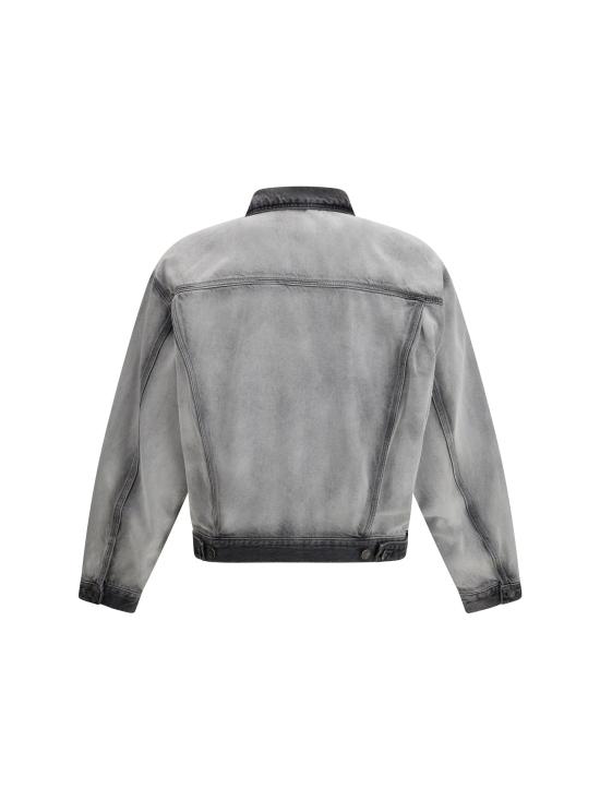 26SS 디젤 D-덴버-Fsi 트러커 재킷 인 소프트 스켈레톤 데님 A2384209P28 02 GRAY - DIESEL