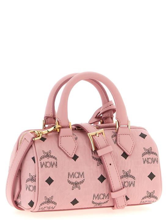 26FW 엠시엠 토트백 엘라 보스턴 핸드백 핑크 - MCM