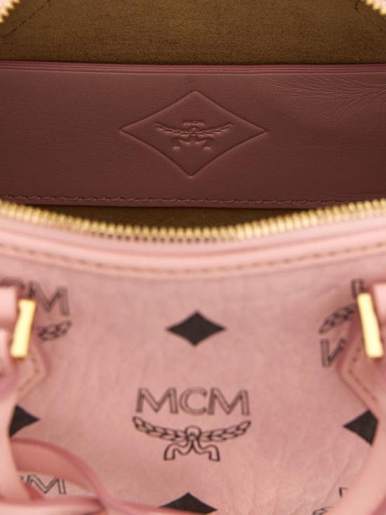 26FW 엠시엠 토트백 엘라 보스턴 핸드백 핑크 - MCM