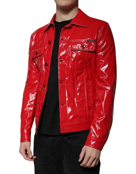  돌체앤가바나 가죽 자켓 JKT3875 RED - DOLCE & GABBANA