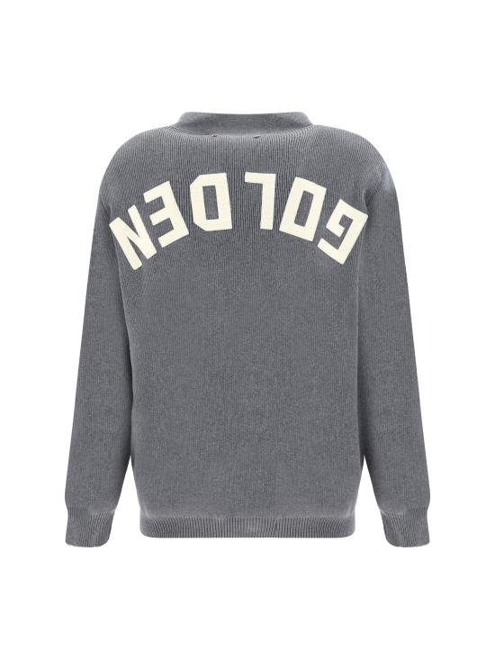 골든구스 코튼 니트 V넥 버튼 가디건 GMP00946P000662 60304 GRAY - GOLDEN GOOSE