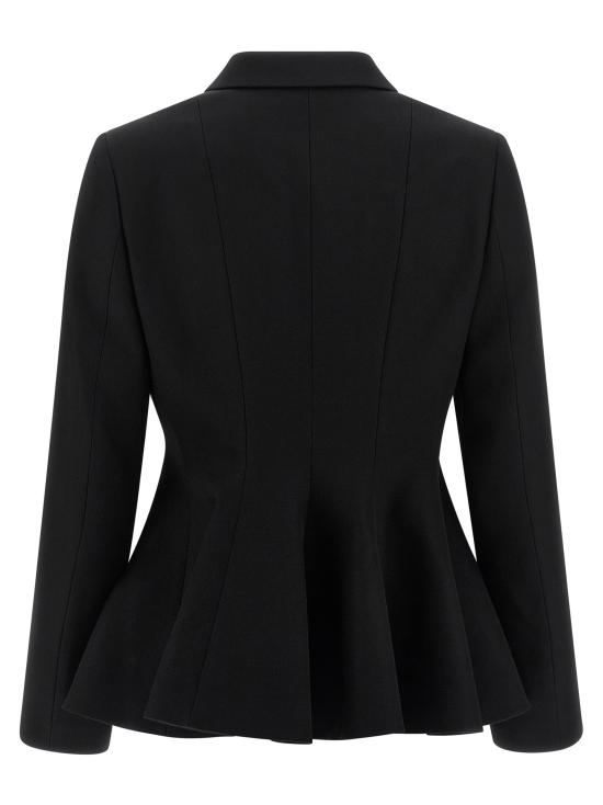 25FW 펜디 수트 자켓 그레인 드 푸드르 블레이저 블랙 - FENDI