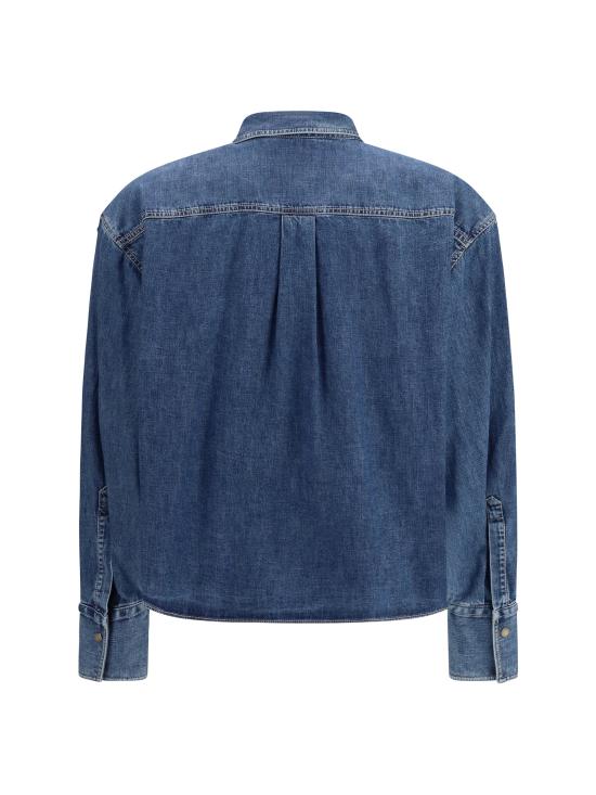 26SS 브루넬로 쿠치넬리 데님 셔츠 MH192RB526 C9031 BLUE - BRUNELLO CUCINELLI