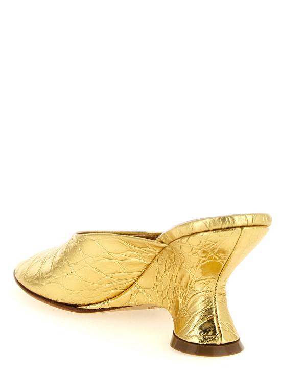 26SS 드리스 반 노튼 뮬/슬리퍼 DR328610BM GOLD - DRIES VAN NOTEN