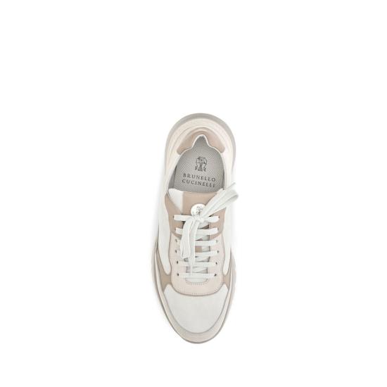 26FW 브루넬로 쿠치넬리 스니커즈 BRMZUSNEO355CTG72BB BEIGE - BRUNELLO CUCINELLI
