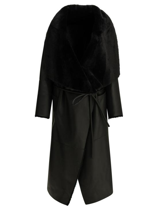26FW 블랑샤 아우터 재킷 & 코트 재킷 및 코트 블랙 - BLANCHA
