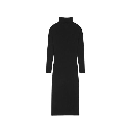  생로랑 롱 원피스 SA 8989998252244 BLACK - SAINT LAURENT