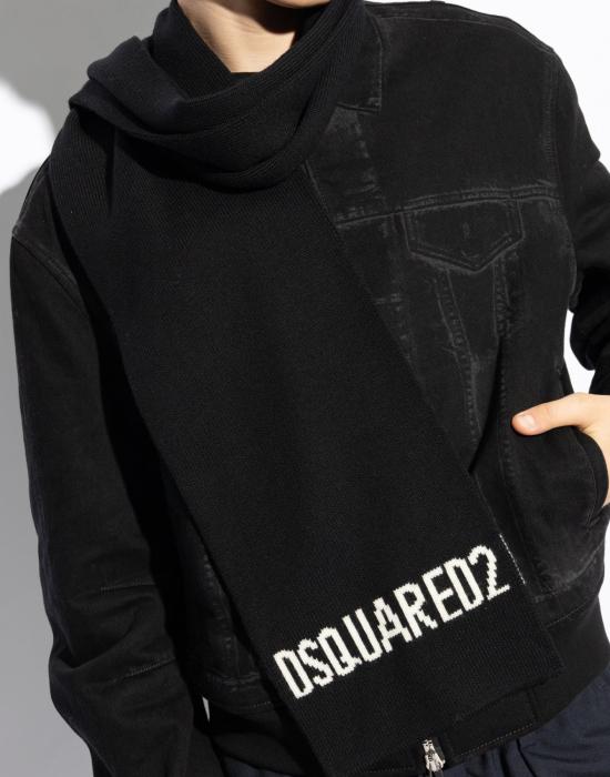25FW 디스퀘어드2 머플러/스카프 KNM016401W043282124 BLACK - DSQUARED2