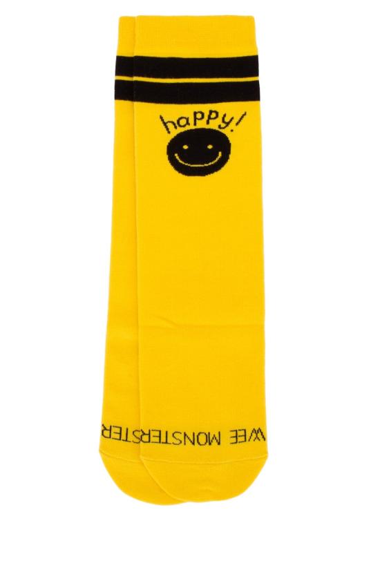  위 몬스터 양말 WMAW21SOXHAPPY MULTI YELLOW