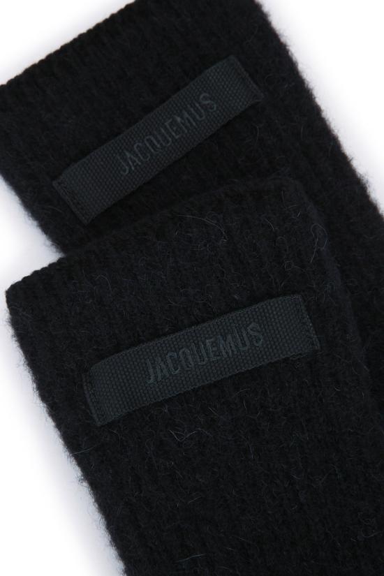 25FW 자크뮈스 그로그랭 글러브 ACU00668AK00227 990 BLACK - JACQUEMUS
