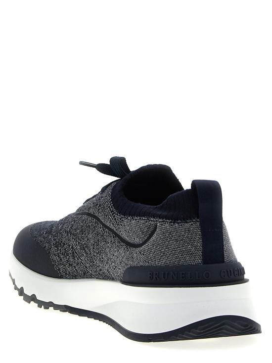26SS 브루넬로 쿠치넬리 스니커즈 BR321841BM BLACK - BRUNELLO CUCINELLI