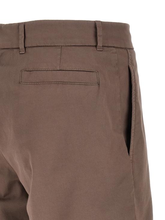 26SS 브루넬로 쿠치넬리 숏팬츠 BR328632BM BROWN - BRUNELLO CUCINELLI