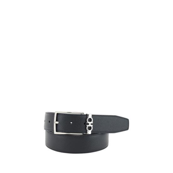 26FW 살바토레 페라가모 가죽 벨트 FE708206002BB BLACK - SALVATORE FERRAGAMO