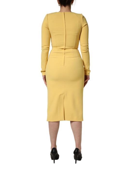  돌체앤가바나 미디 원피스 DR82043 YELLOW - DOLCE & GABBANA