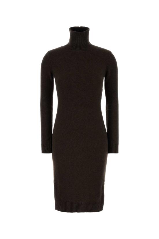 25FW MM6 메종마르지엘라 미디 원피스 S62DD0054M13187 144 BROWN
