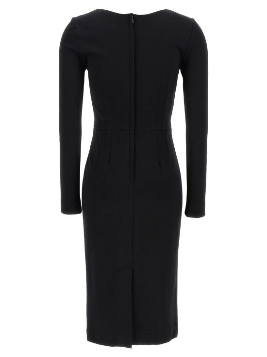 26SS 돌체앤가바나 미디 원피스 DO263672BM BLACK - DOLCE & GABBANA