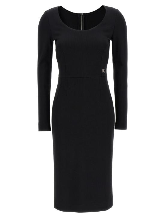 26SS 돌체앤가바나 미디 원피스 DO263672BM BLACK