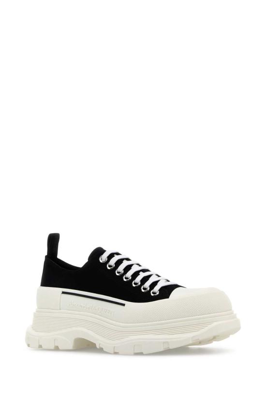 26SS 알렉산더 맥퀸 트레드 슬릭 레이스업 슈즈 697072W4AAQ 1070 BLACK - ALEXANDER MCQUEEN